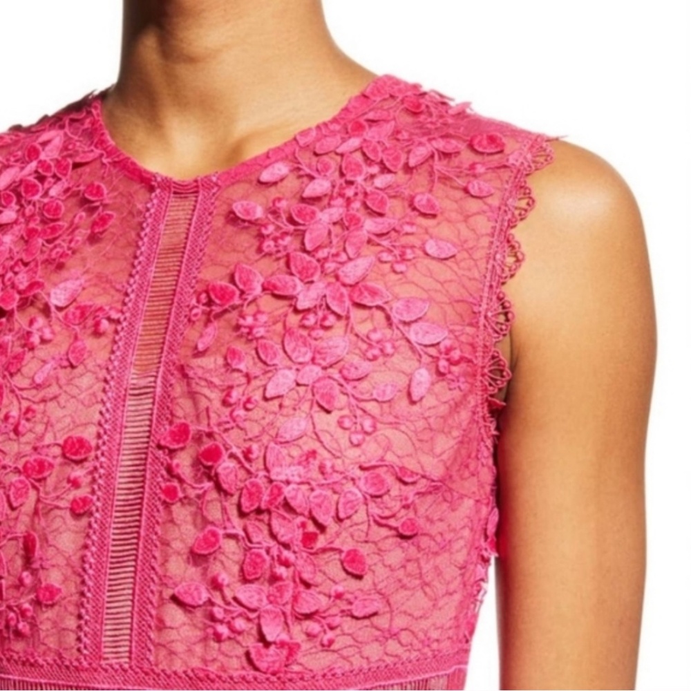 Bronx and Blanco embroidered mesh midi dress - Picture 2 of 11